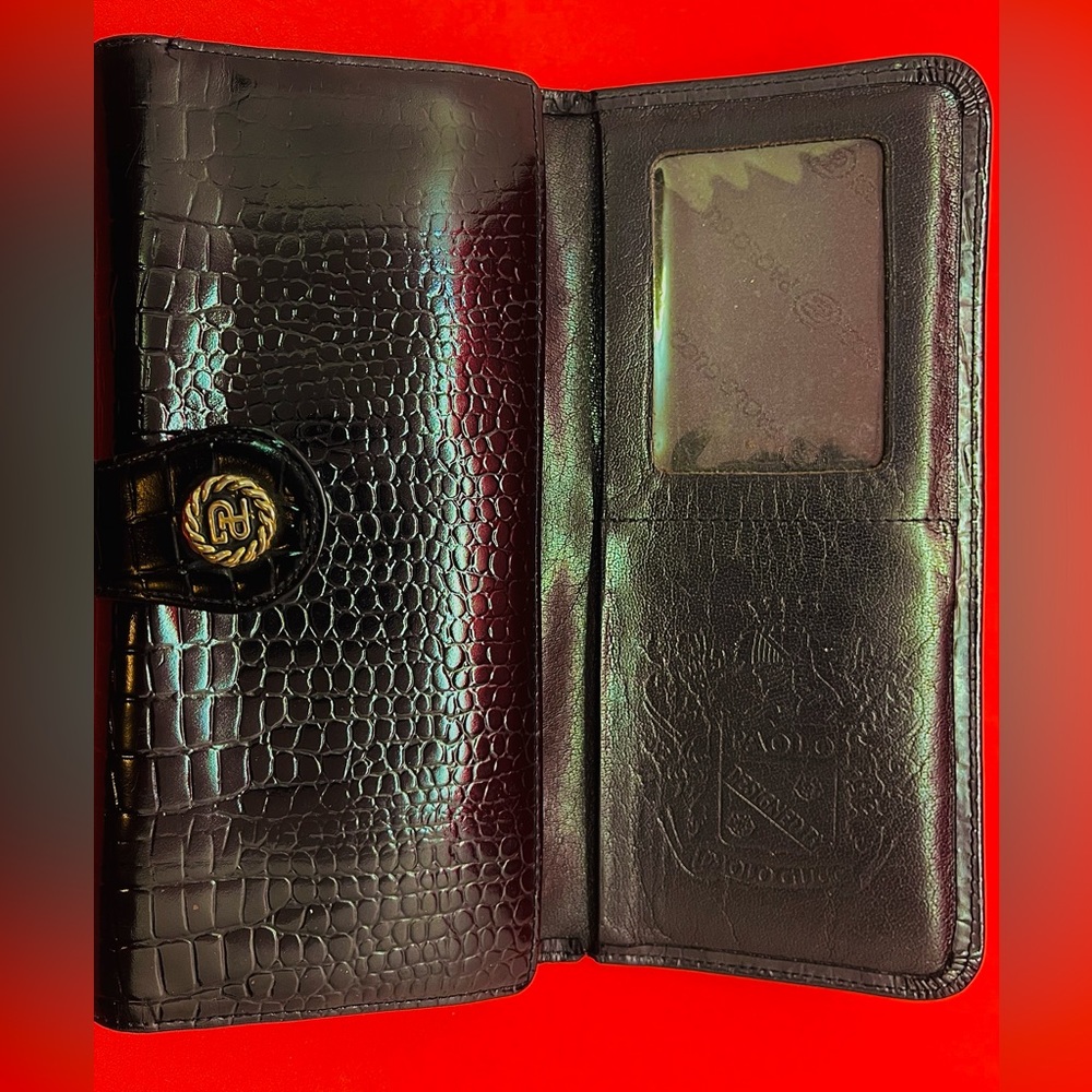 VINTAGE PAOLO GUCCI TRIFOLD WALLET - Picture 3 of 8